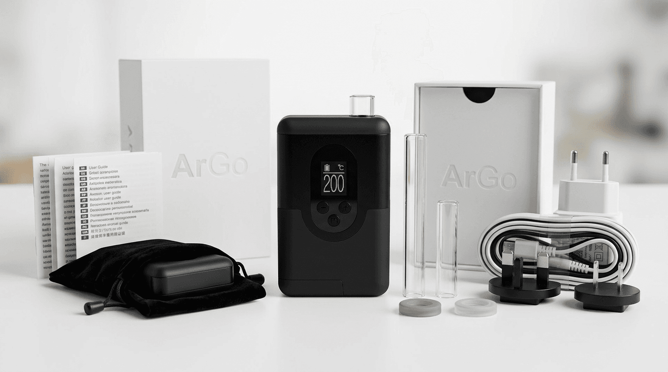 Arizer Argo – Zubehör und Lieferumfang