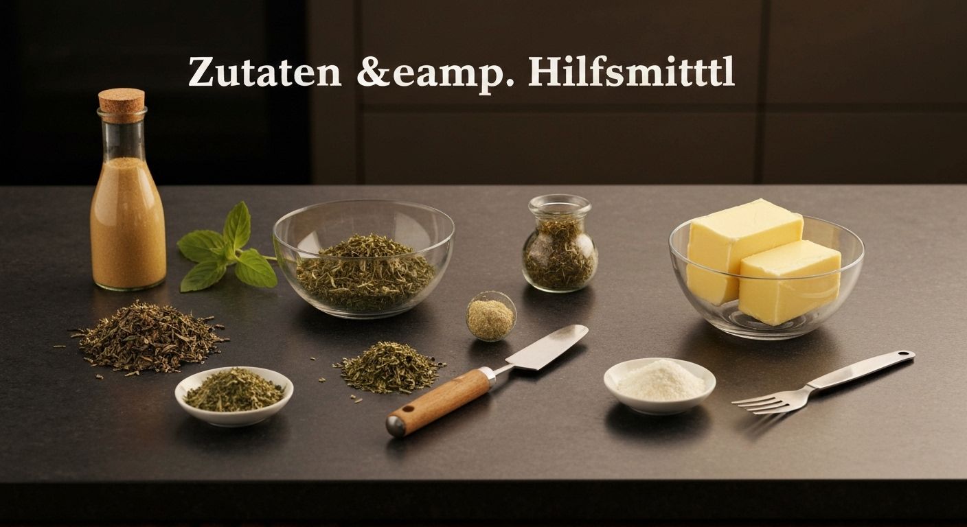 Zutaten & Hilfsmittel für Cannabisbutter
