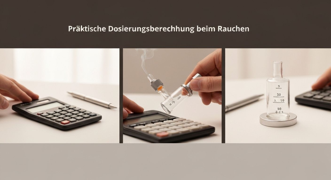 Praktische Dosierungsberechnung beim Rauchen
