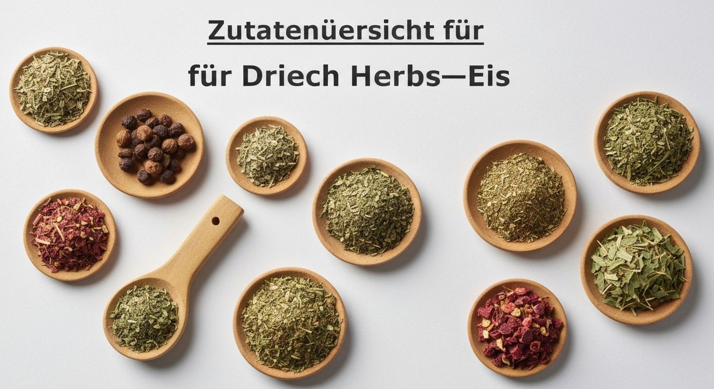 Zutatenübersicht für Cannabis-Eis