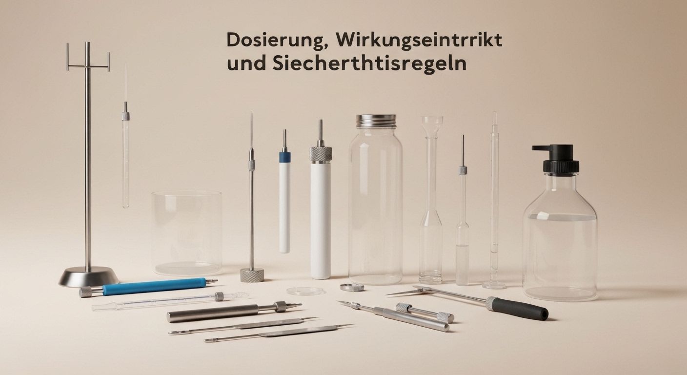 Dosierung, Wirkungseintritt und Sicherheitsregeln