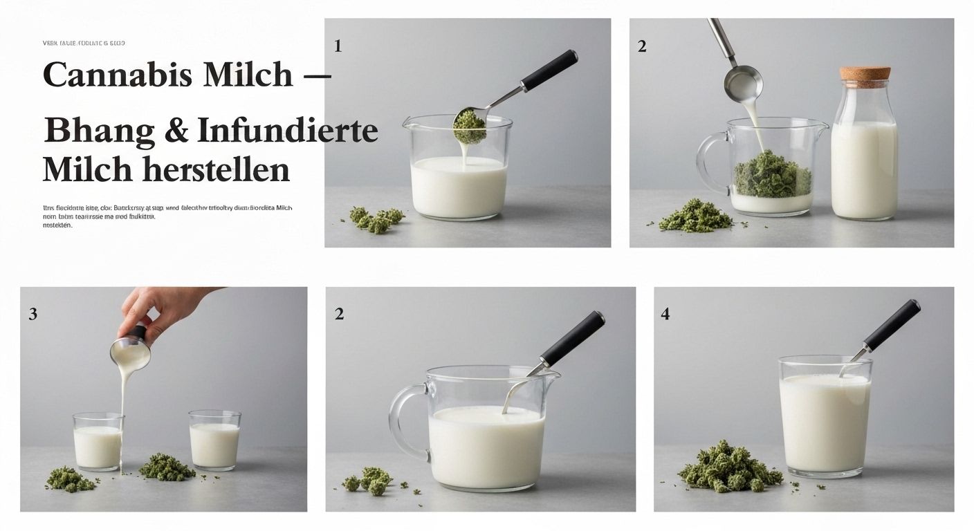 Cannabis Milch – Bhang & infundierte Milch herstellen