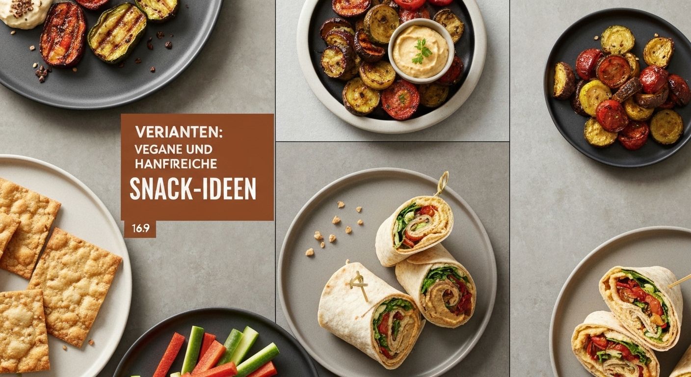 Varianten: Vegane und Hanfreiche Snack-Ideen