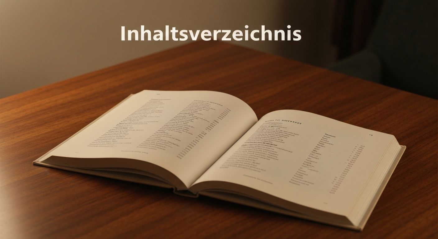 Inhaltsverzeichnis