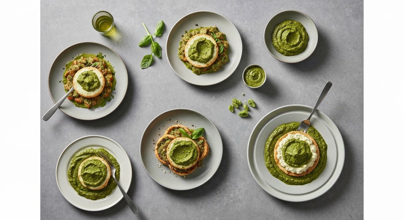 Hanf Pesto Variationen und Serviervorschläge