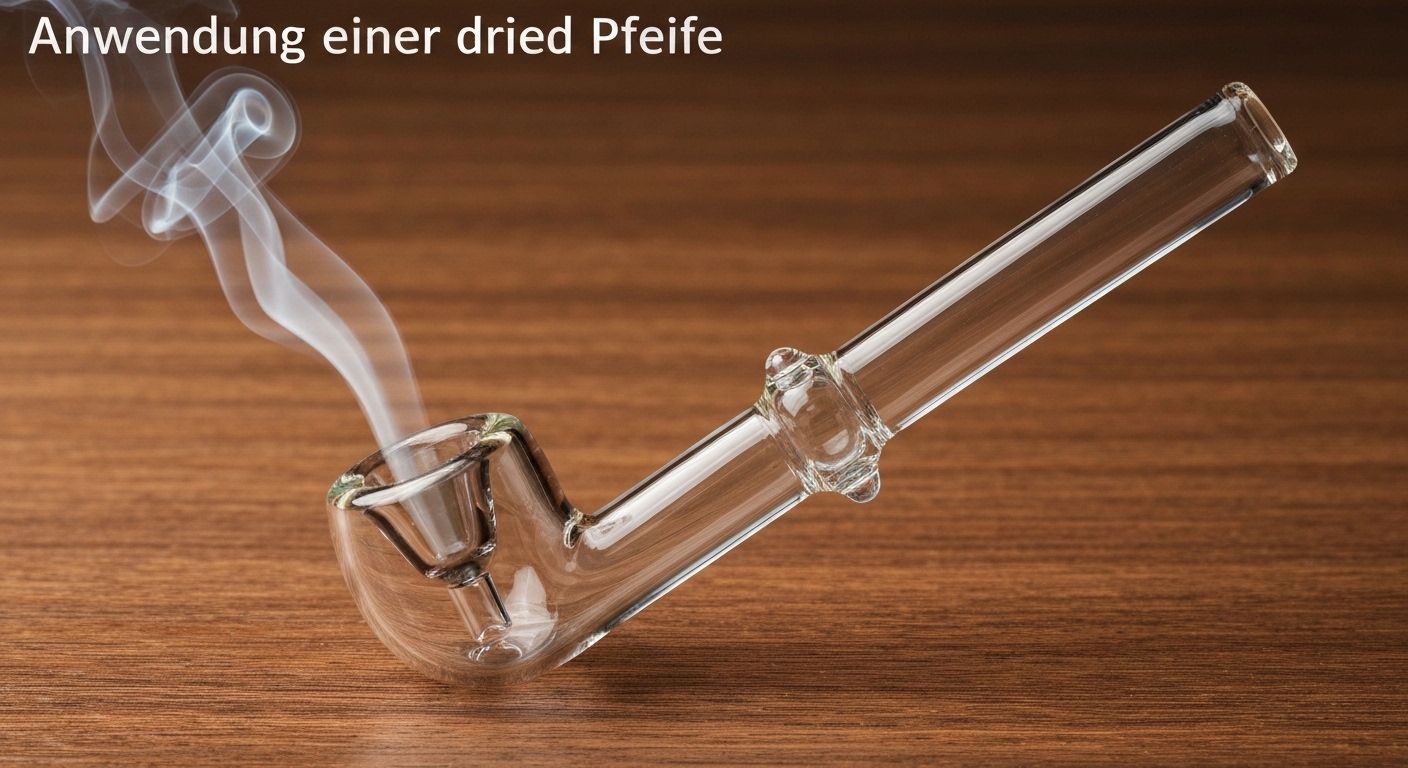 Anwendung einer Cannabis Pfeife