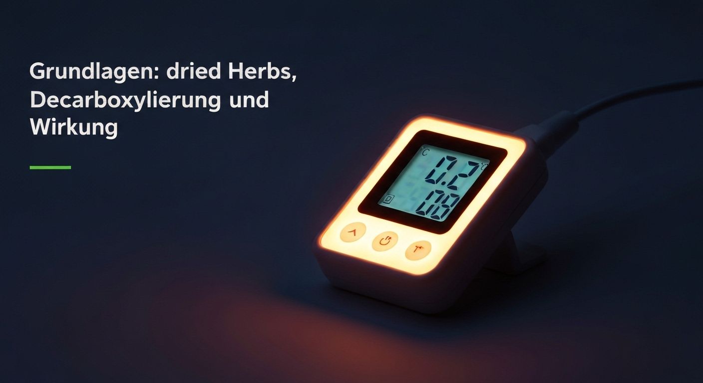 Grundlagen: Cannabis, Decarboxylierung und Wirkung