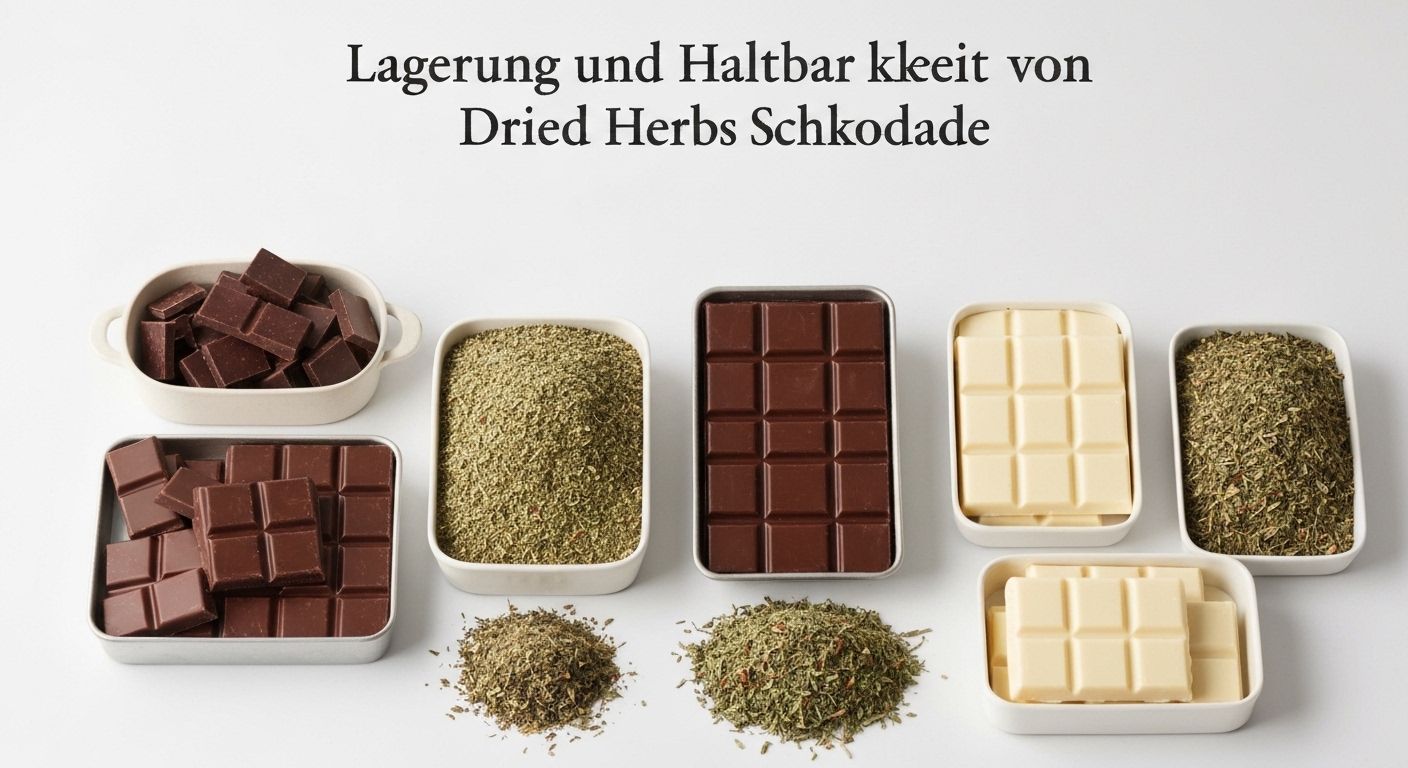 Lagerung und Haltbarkeit von Cannabis Schokolade