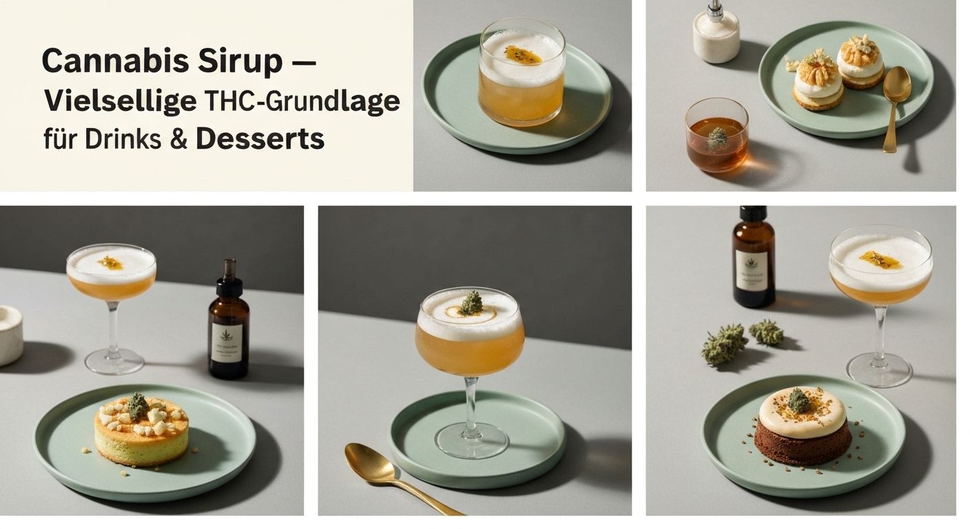 Cannabis Sirup – Vielseitige THC-Grundlage für Drinks & Desserts