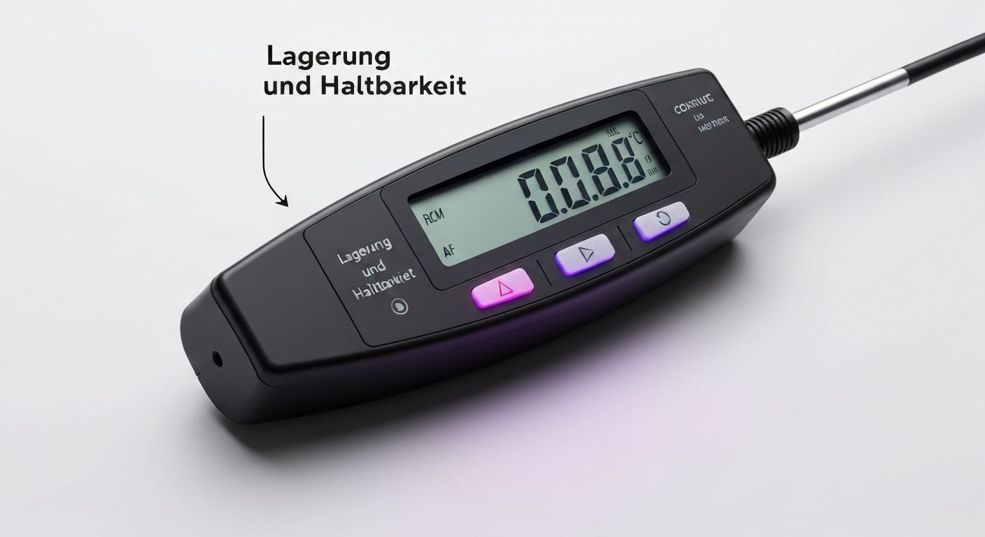 Lagerung und Haltbarkeit