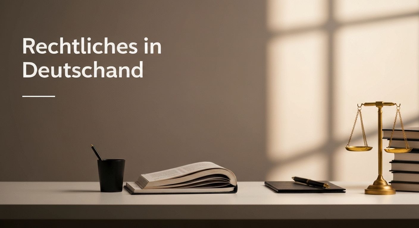 Rechtliches in Deutschland