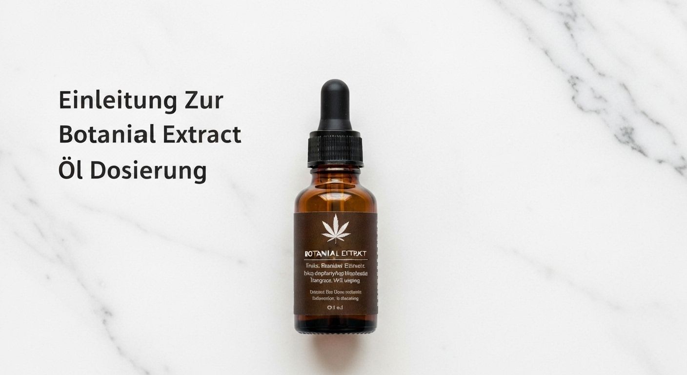 Einleitung Zur CBD Öl Dosierung