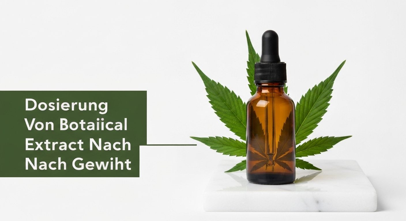 Dosierung Von CBD Nach Gewicht