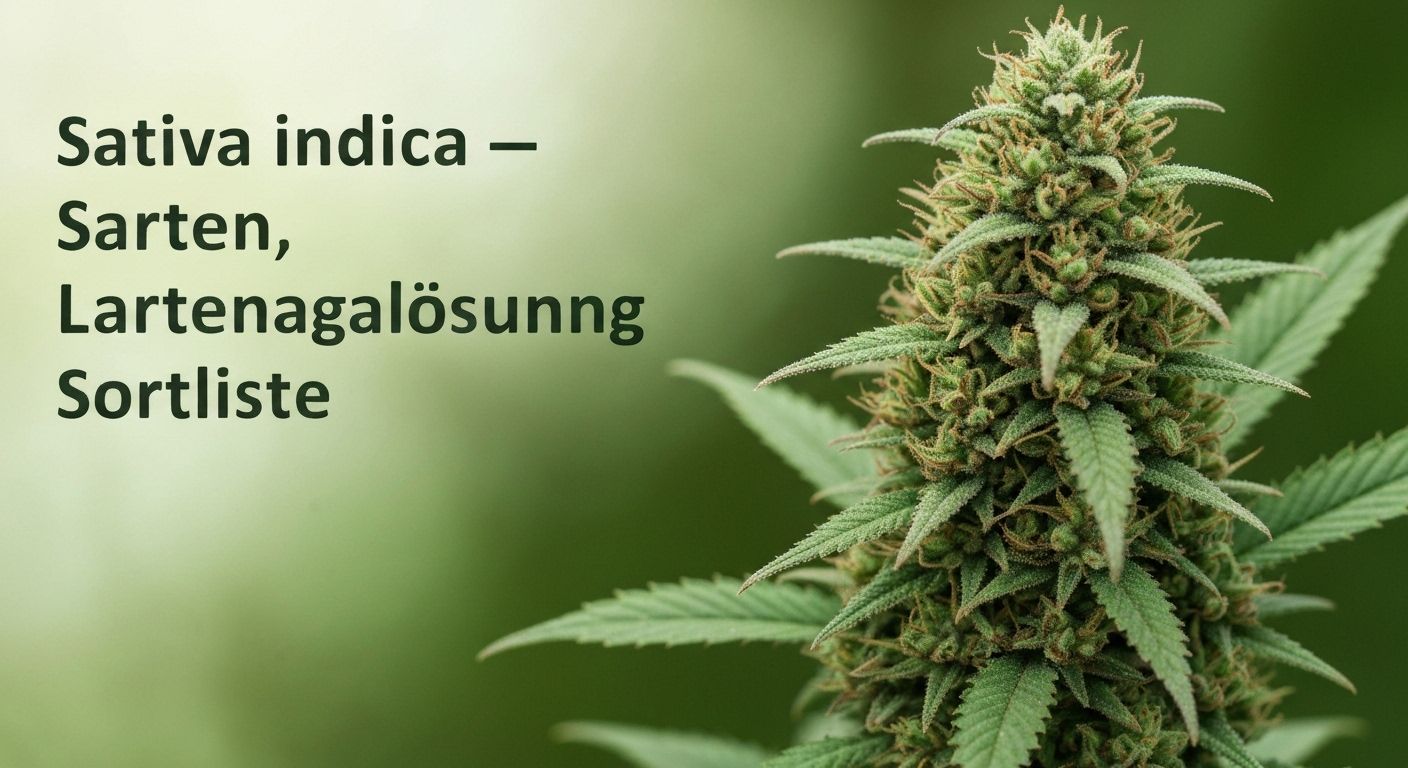 Cannabis Sativa: Sorten, Zulassung und Sortenliste