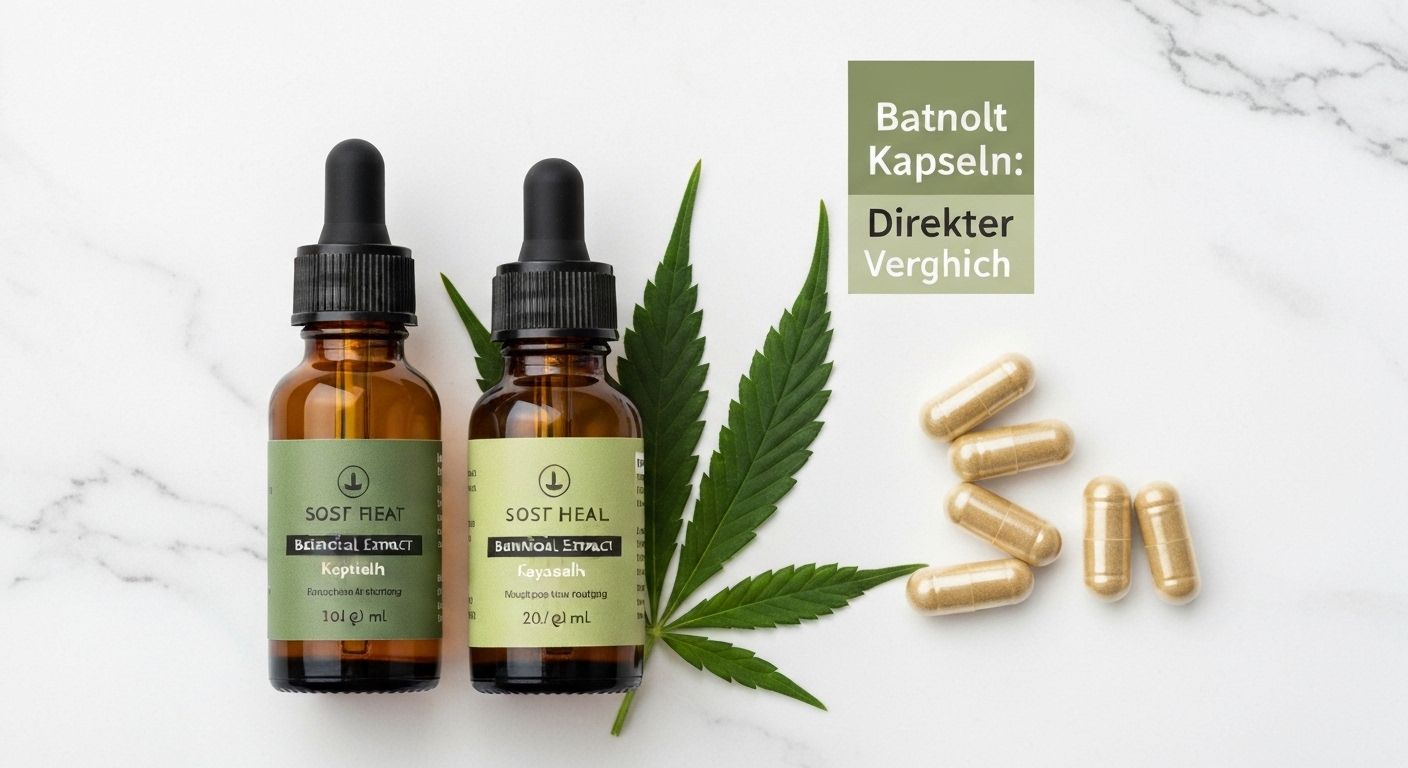 CBD-Öl vs. Kapseln: Direkter Vergleich