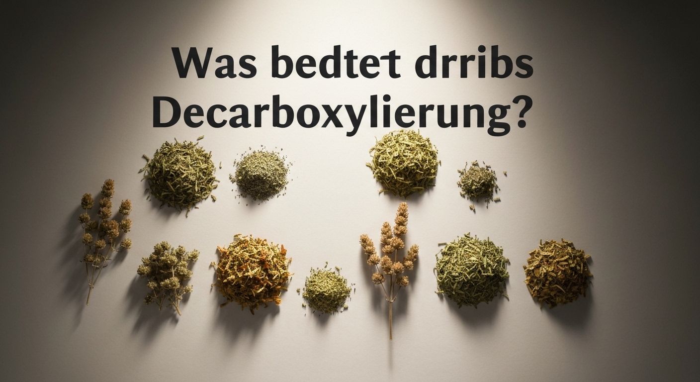 Was bedeutet Cannabis Decarboxylierung?