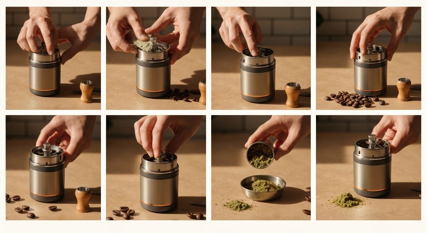 Grinder richtig benutzen – Mahlgrad, Kief & Pflege