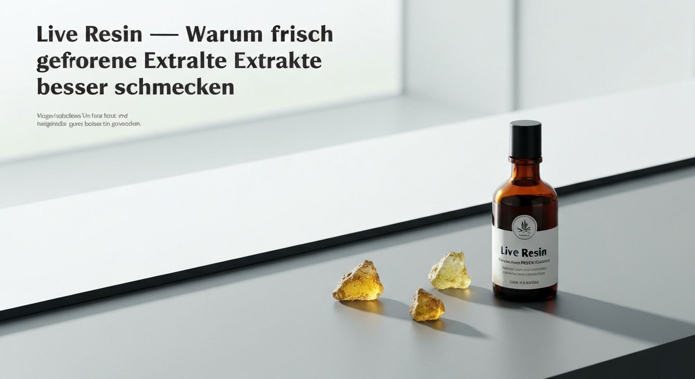 Live Resin – Warum frisch gefrorene Extrakte besser schmecken
