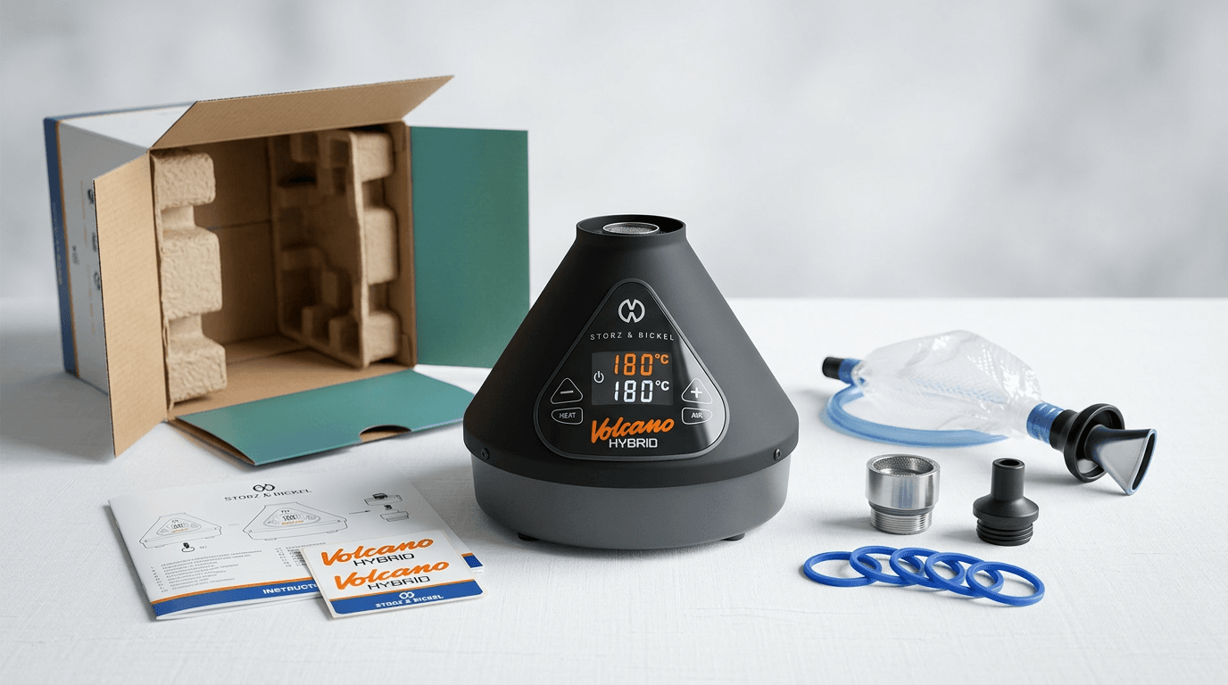 Volcano Hybrid – Zubehör und Lieferumfang